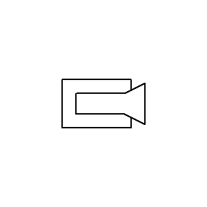 schematic symbol: house electrical symbols - camera
