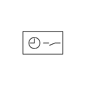 schematic symbol: house electrical symbols - time switch