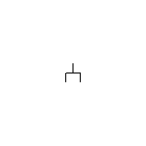 schematic symbol: sockets - socket outlet (telecommunications)