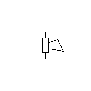 schematic symbol: audio - Hoorn