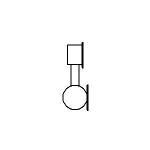 Symbole: audio - Combiné (téléphonique), figuré avec 4connexions
