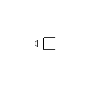 Symbol: muskelkraftbetätigt - Taster 2
