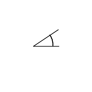 Simbolo: otros - ángulo