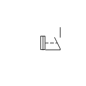 Symbol: fuses - fuse with alarm contact, three terminals