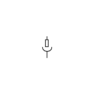 Symbol: inne - ogólne oznaczenie połączenia gniazdowego w pozycji roboczej