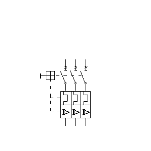 schematic symbol: anderen - motorstarter