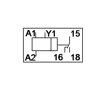 schematic symbol: anderen - multifunctioneel relais