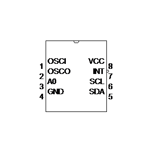 Symbol: integrierte schaltungen - PCF8583