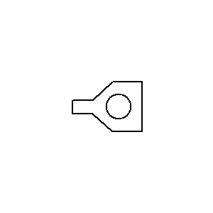 schematic symbol: voertuigen - Klem 2