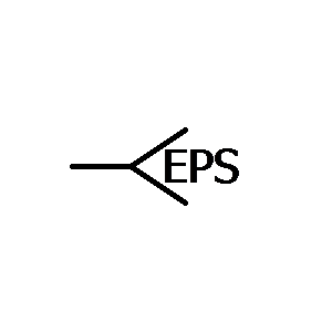 Značka: eps - elektronické požární systémy - vývod 0.5m kabelu rozvodu elektrické zabezpečovací signalizace