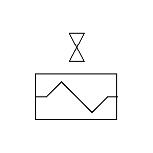schematic symbol: anderen - Warm water uitwisselaar