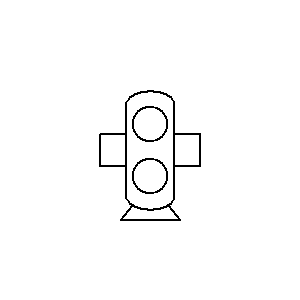 
                    schematic symbol: pumps and turbines - gear pump