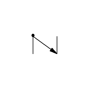 schematic symbol: kleppen - Terugslagklep