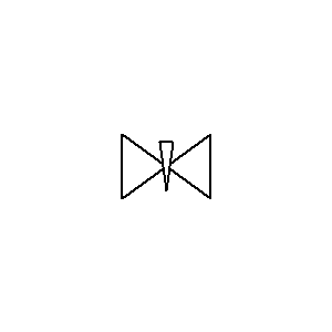 
                    schematic symbol: valves - needle valve