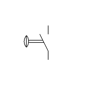 Symbol: sensoren - Drukschakelaar maak contact