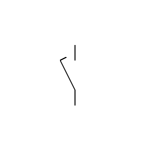 Symbol: schließer  - Schließer voreilender
