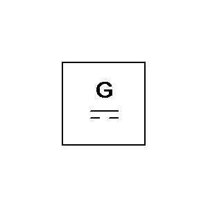 Symbol: netzteile - Gleichstromnetzgerät, Gleichstromquelle