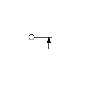 schematic symbol: opening - NC form 2