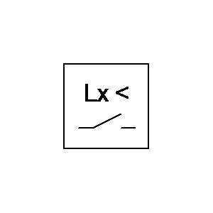 schematic symbol: schakelaars - Schemerschakelaar