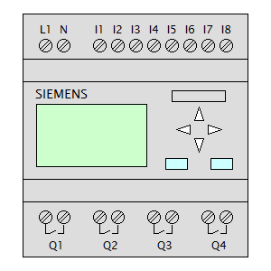 Simbolo: plc - Siemens LOGO 12 24RC