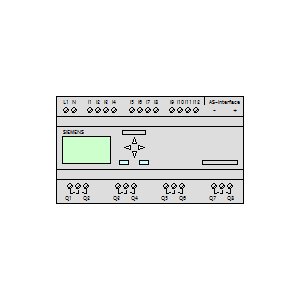 schematic symbol: PLC - Siemens LOGO 230