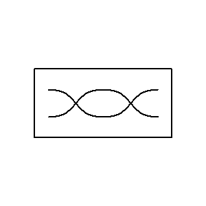 schematic symbol: mengers en kneders - Bandmixer