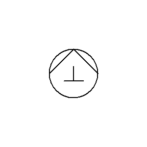 Symbol: vloeistofpompen - Retourpomp