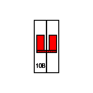 schematic symbol: stroomonderbrekers - LSN10B1+N
