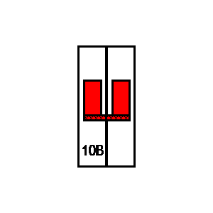 
                    schematic symbol: circuit breakers - LSN10B1+N