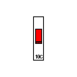schematic symbol: stroomonderbrekers - LSN10C