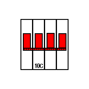 Symbol: stroomonderbrekers - LSN10C3+N