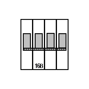 Symbol: stroomonderbrekers - LSN16B3+N