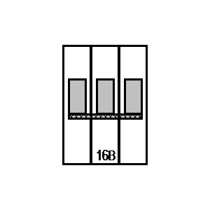 schematic symbol: stroomonderbrekers - LSN16B3p