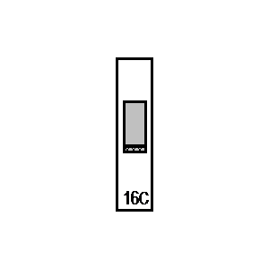 schematic symbol: stroomonderbrekers - LSN16C