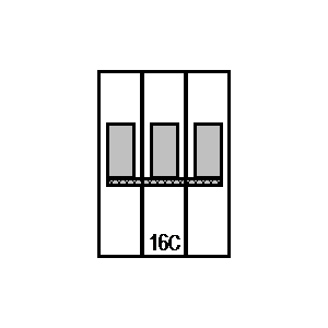 
                    schematic symbol: circuit breakers - LSN16C3p