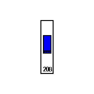 
                    schematic symbol: circuit breakers - LSN20B