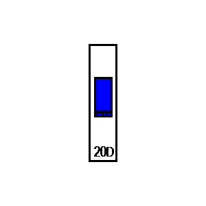 schematic symbol: stroomonderbrekers - LSN20D