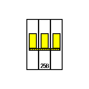 
                    schematic symbol: circuit breakers - LSN25B3p