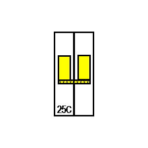 
                    schematic symbol: circuit breakers - LSN25C1+N