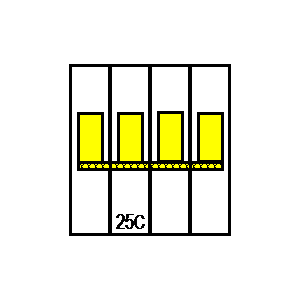 Symbol: stroomonderbrekers - LSN25C3+N