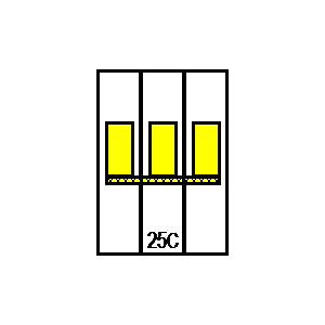 Symbol: stroomonderbrekers - LSN25C3p