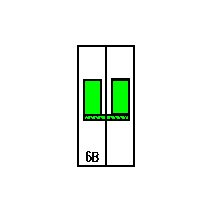 
                    schematic symbol: circuit breakers - LSN6B1+N