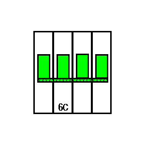 schematic symbol: stroomonderbrekers - LSN6C3+N