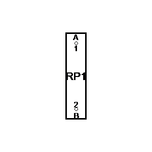 schematic symbol: relais - RP1-xx