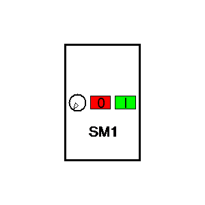 schematic symbol: relais - SM1