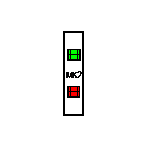 Symbol: indicator lights - MK2_GR