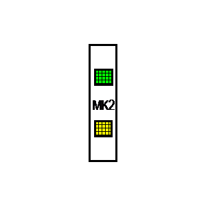 schematic symbol: indicatielampjes - MK2_GY