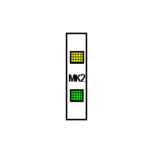 schematic symbol: indicatielampjes - MK2_YG