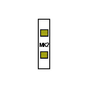 Simbolo: lamparas de senalizacion - MK2_YY