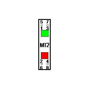 Simbolo: lamparas de senalizacion - MT2-2